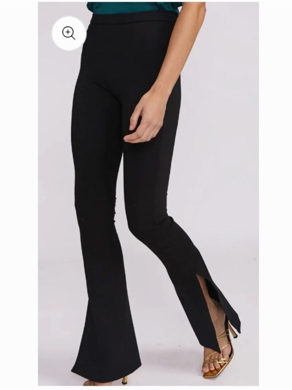 Generation Love Raya Ponte Flare Leggings In Black Sz Medium